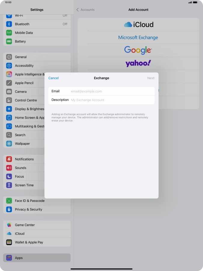 Press Email and key in your email address. Press Email and key in your email address.