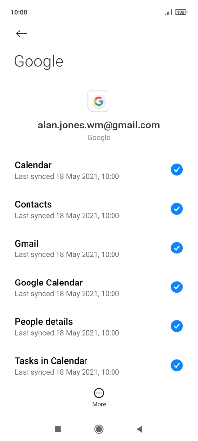 Press the Home key to return to the home screen.