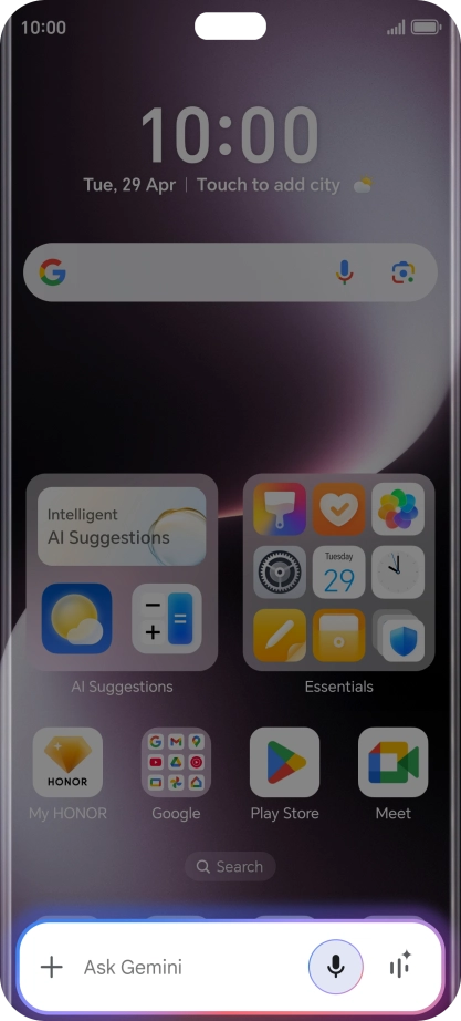 Say, in your own words, what you would like your phone to do, e.g.: OPEN [application], CALL [contact], SEARCH FOR [information]. It's not necessary to use a specific command for each function.