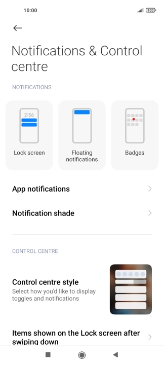 Press App notifications.