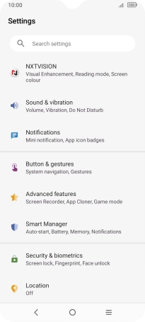 Press Smart Manager.