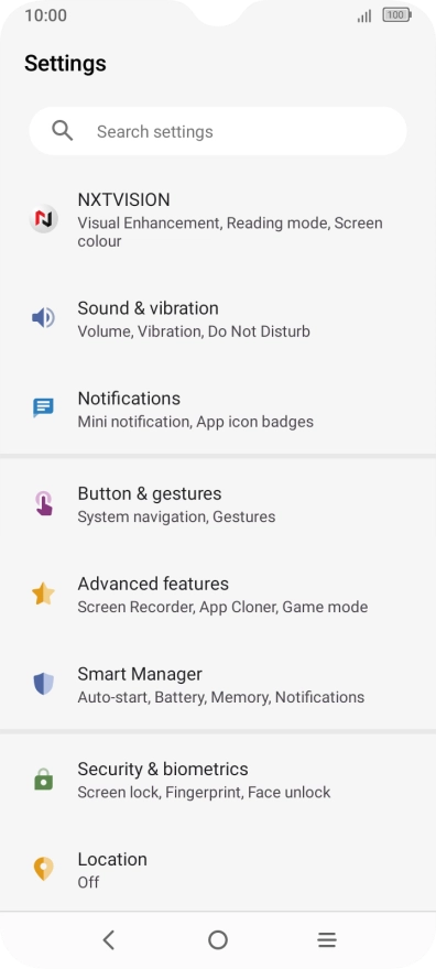 Press Smart Manager.