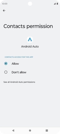 Press the required setting. Press the required setting.