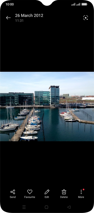 Press the Home key to return to the home screen.