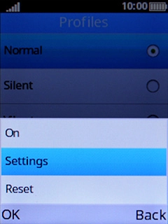 Select Settings. Select Settings.