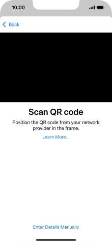 Place the QR code you've received inside the phone camera frame to scan the code. Your eSIM is transferred to your new phone over the internet. Place the QR code you've received inside the phone camera frame to scan the code. Your eSIM is transferred to your new phone over the internet.