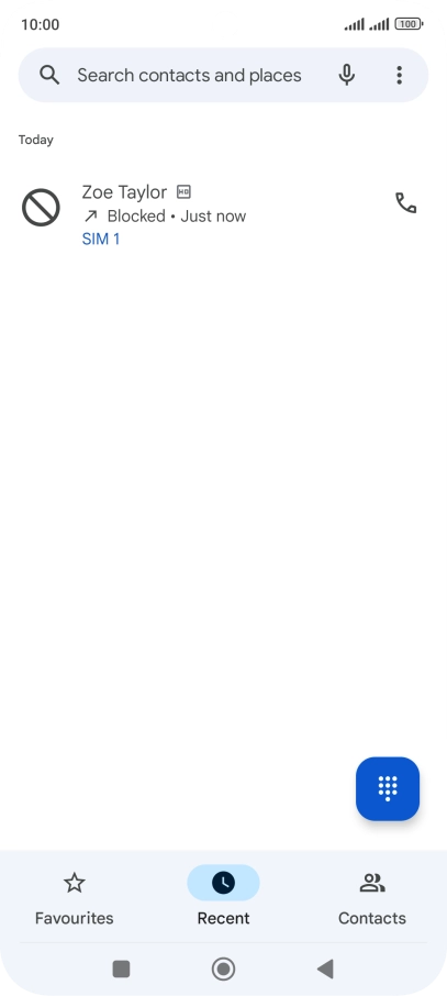Press the Home key to return to the home screen.