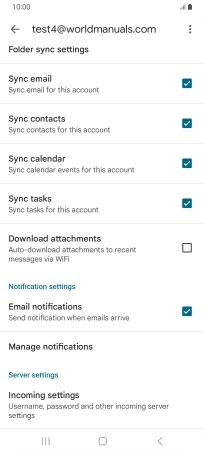 Press the field next to Press the field next to