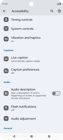 Press the required category below 