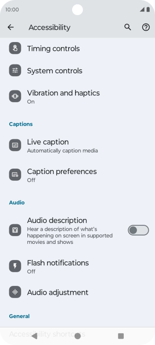 Press the required category below 