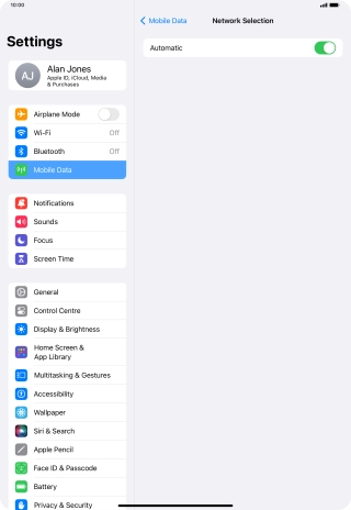 Press the indicator next to Press the indicator next to