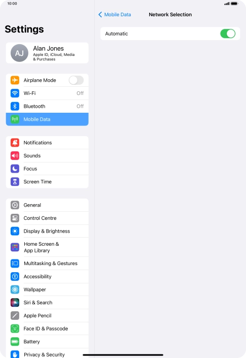 Press the indicator next to Press the indicator next to
