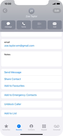 Slide your finger upwards starting from the bottom of the screen to return to the home screen.