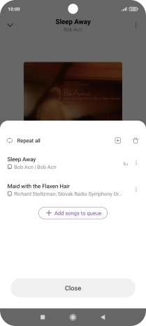 Press the add icon.