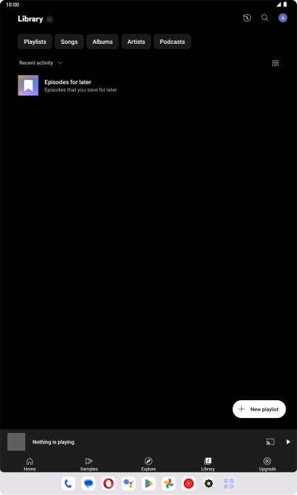 Press the drop down list.