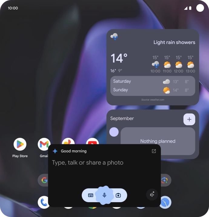 Say, in your own words, what you would like your phone to do, e.g.: OPEN [application], CALL [contact], SEARCH FOR [information]. It's not necessary to use a specific command for each function.