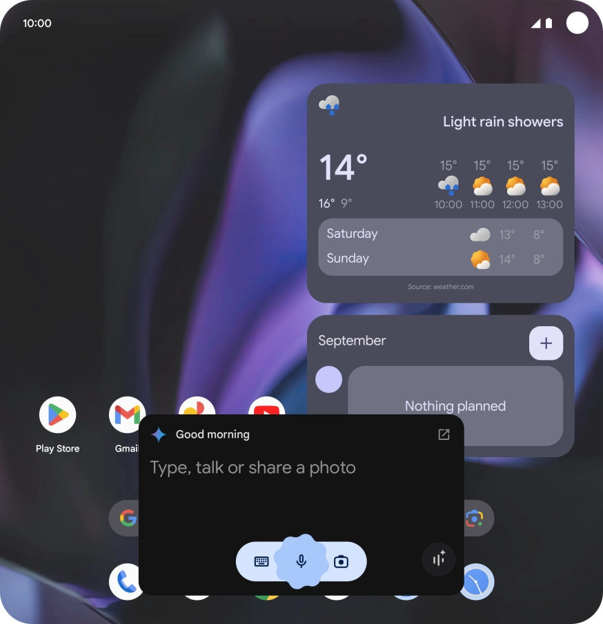 Say, in your own words, what you would like your phone to do, e.g.: OPEN [application], CALL [contact], SEARCH FOR [information]. It's not necessary to use a specific command for each function.