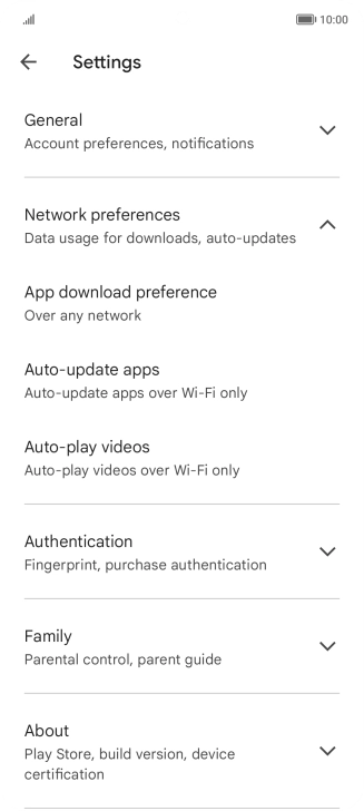 Press Auto-update apps.