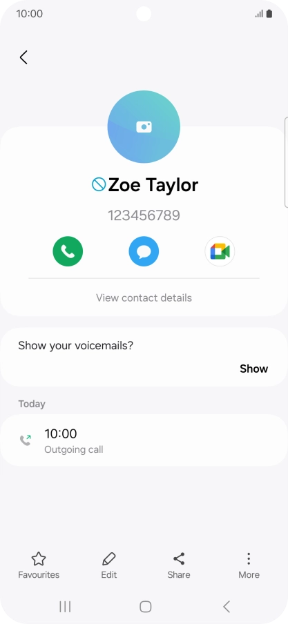 Press the Home key to return to the home screen.