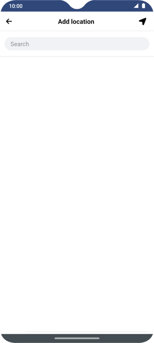 Press the search field and key in the required search word.