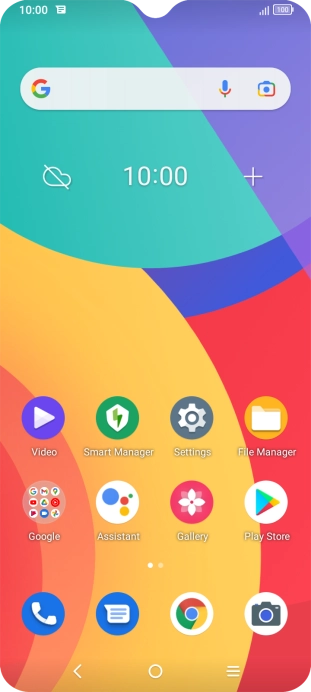 The text/picture message icon shows that you've received a new text or picture message.