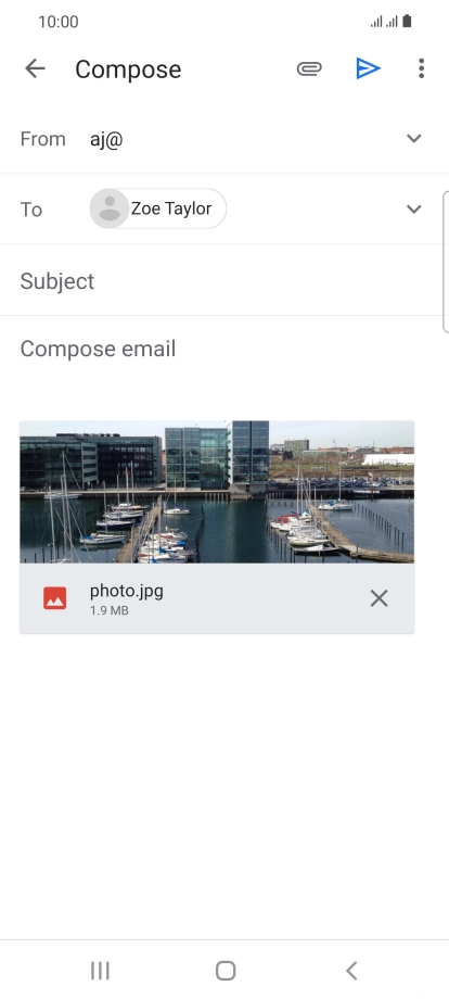 Press Subject and key in the required subject.