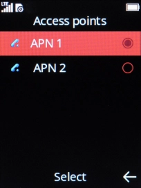 Select the required data connection.