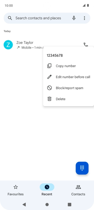 Press Block/report spam.