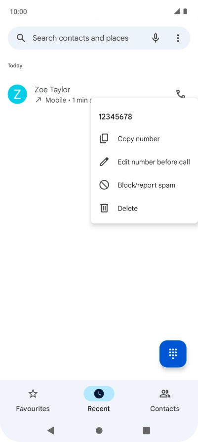 Press Block/report spam.