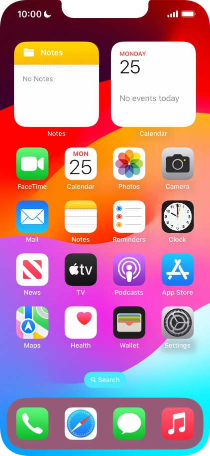 The focus mode icon shows that your phone has been set to a specific focus mode.