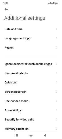 Press Date and time.