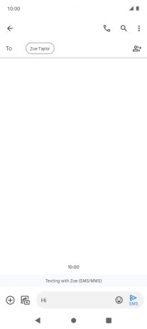 Press the attach picture icon.