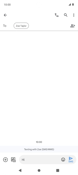 Press the attach picture icon.