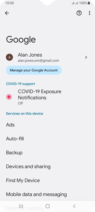 Press Find My Device.