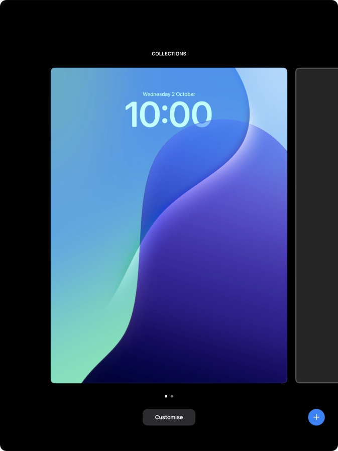 Press the add icon. Press the add icon.