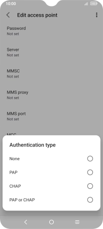 Press None. Press None.