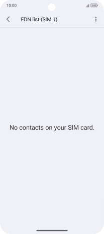 Press the menu icon.