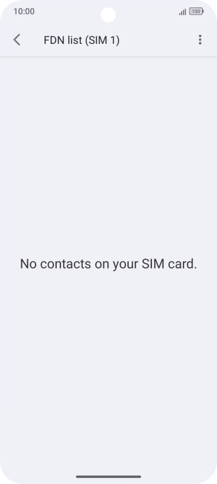 Press the menu icon.