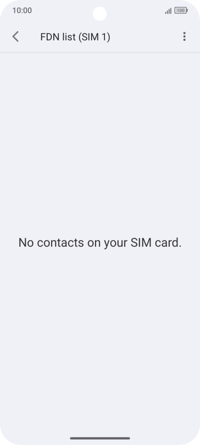Press the menu icon.