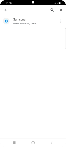 Press the required bookmark.