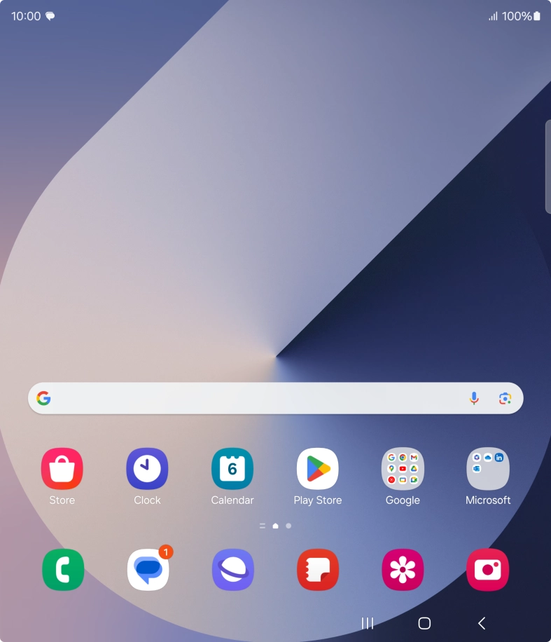 The text/picture message icon shows that you've received a new text or picture message.