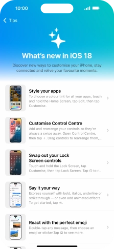 Slide your finger upwards starting from the bottom of the screen to return to the home screen.