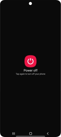 Press Power off.