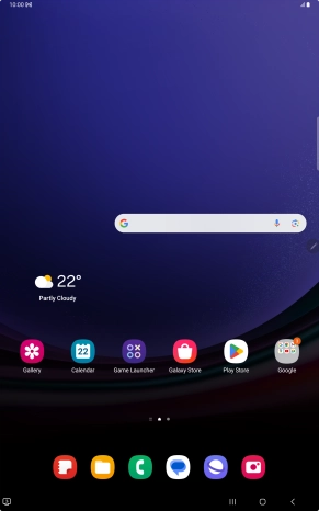 The email message icon shows that you've received a new email message.