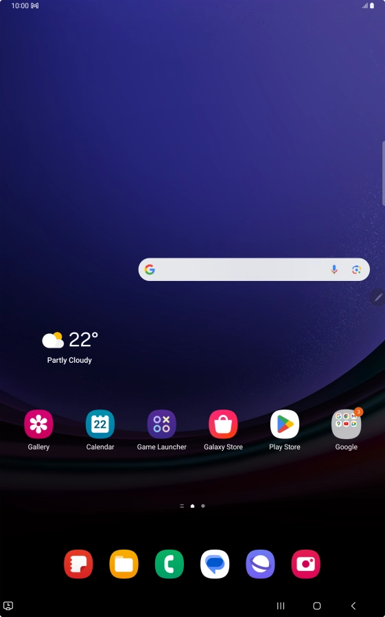 The email message icon shows that you've received a new email message.
