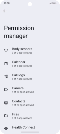 Press the required category. Press the required category.