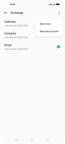 Press Remove account. Press Remove account.