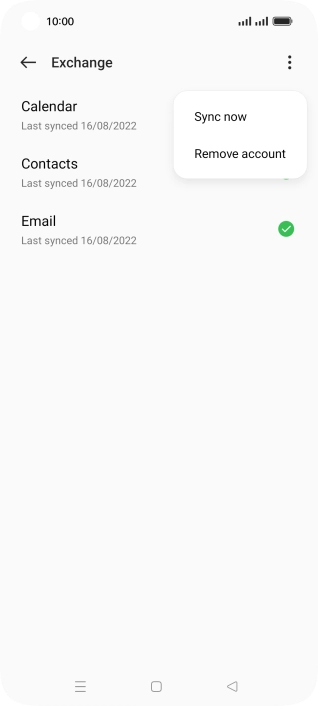 Press Remove account. Press Remove account.