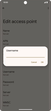 Key in wap and press OK. Key in wap and press OK.