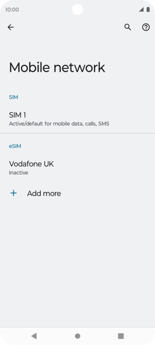 Press the Home key to return to the home screen.